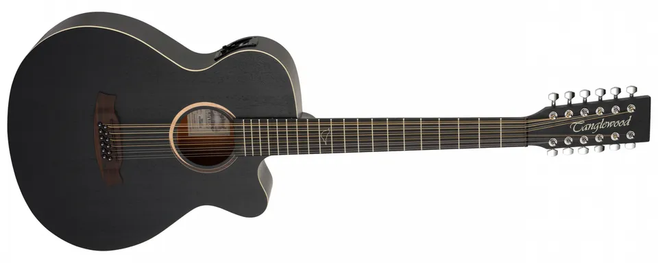 Tanglewood Blackbird TB412CE guitare folk 12 cordes pan coupé