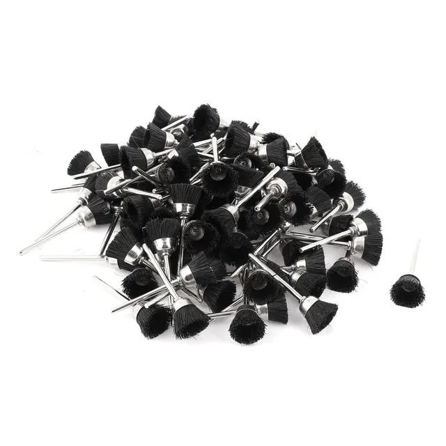 sourcing map Brosse à polir nylon 100 pcs