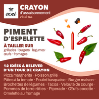 OCNI Coffrets 1 crayon crayon assaisonnement Espelette bio