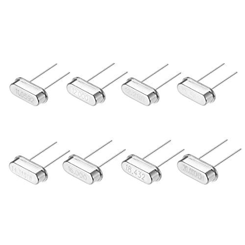 sourcing map Oscillateur Quartz HC-49S DIP 40Pcs 20pF