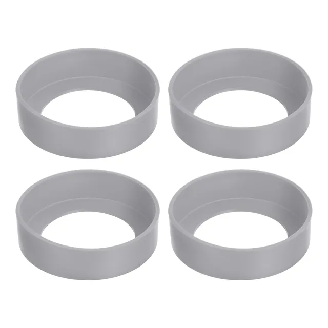 sourcingmap Home & Garden housse bouteille 70mm gris 4pcs silicone
