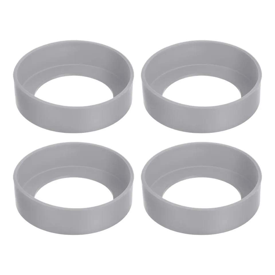 sourcingmap Home & Garden housse bouteille 70mm gris 4pcs silicone