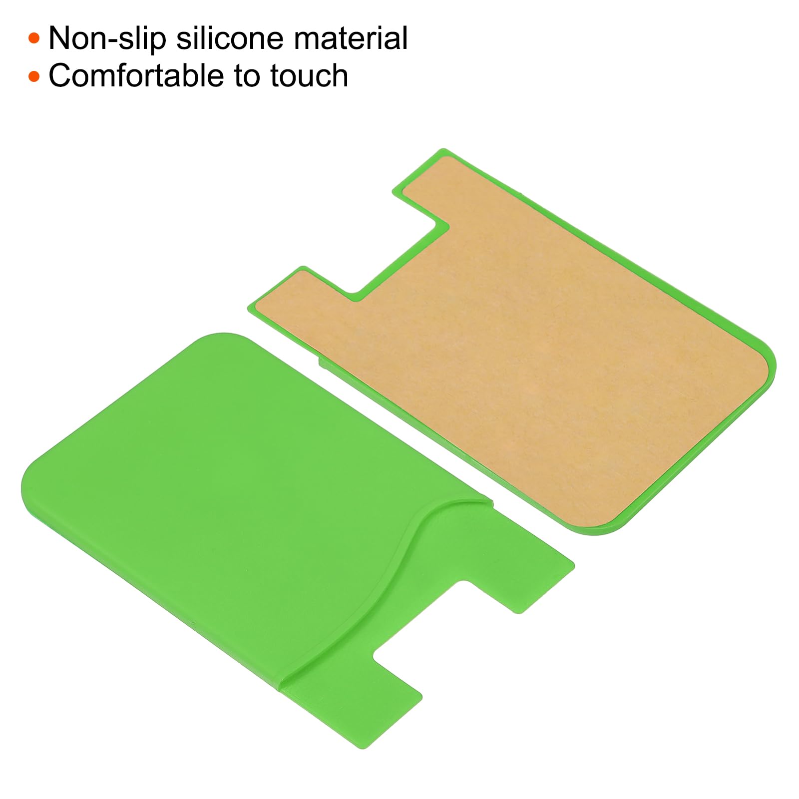 sourcing map Electronics porte-cartes adhésif vert lot 3 silicone