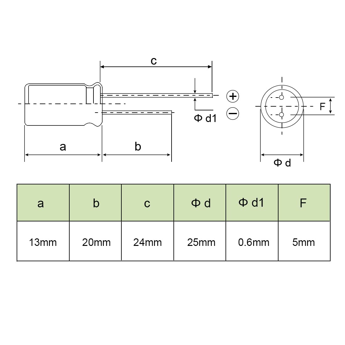 sourcing map 1000uF 50V condensateur électrolytique 10pcs 13x25mm