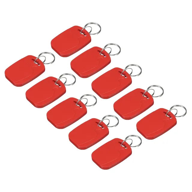 sourcing map M1 porte-cles RFID 13,56 MHz rouge x12 lecture seule