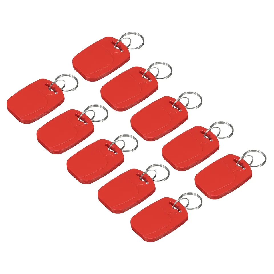 sourcing map M1 porte-cles RFID 13,56 MHz rouge x12 lecture seule