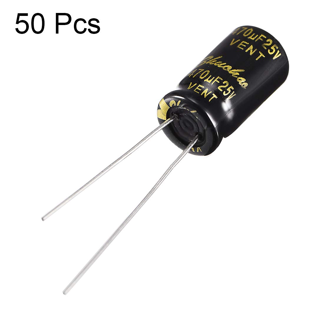 Sourcingmap 470uF 25V condensateur électrolytique 50 pcs 8x14mm