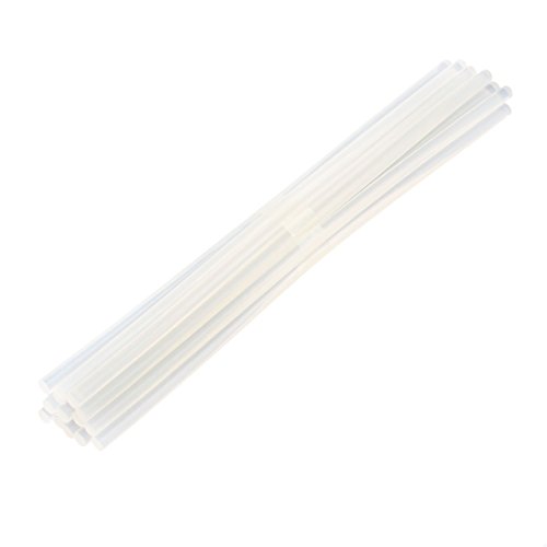 sourcing map bâtons colle thermofusible transparent 7x300mm lot 15