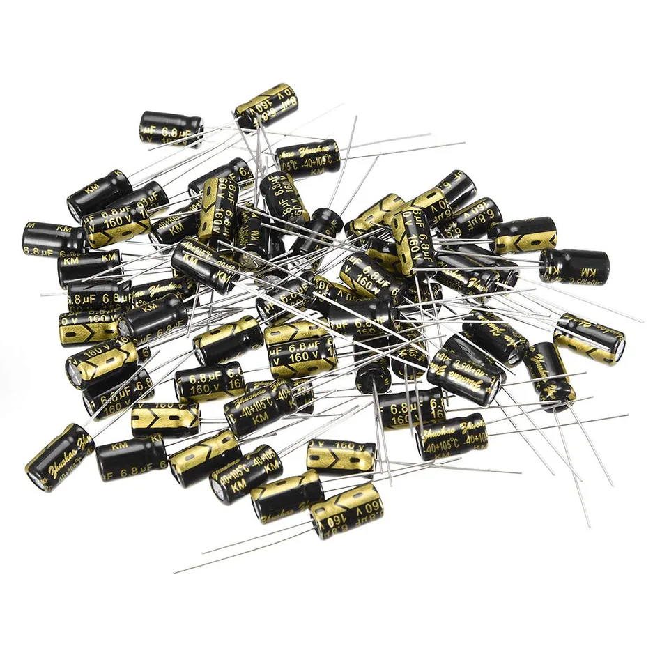 Sourcing Map Industrial condensateur 6.8uF 160V lot 50