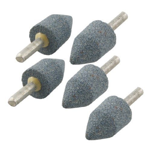 Sourcingmap Industrial Pointe à Meuler Conique Tige 6mm Lot 5