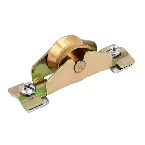 Sourcing Map Home & Garden roulette porte coulissante laiton 20mm lot 4
