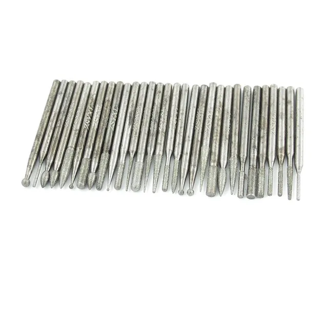 Sourcingmap Pointes Diamant 3 mm Lot de 30 avec Coffret