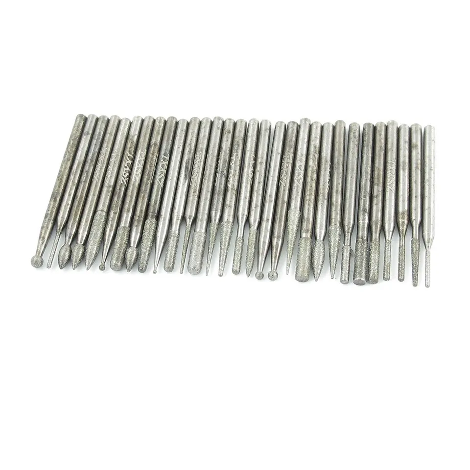 Sourcingmap Pointes Diamant 3 mm Lot de 30 avec Coffret