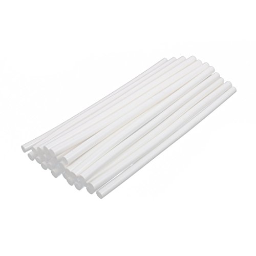 Sourcing Map 30 bâtons colle chaude 11x300mm blancs