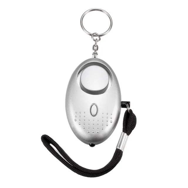 Sourcing Map Electronics alarme personnelle 130dB argenté 3 pcs