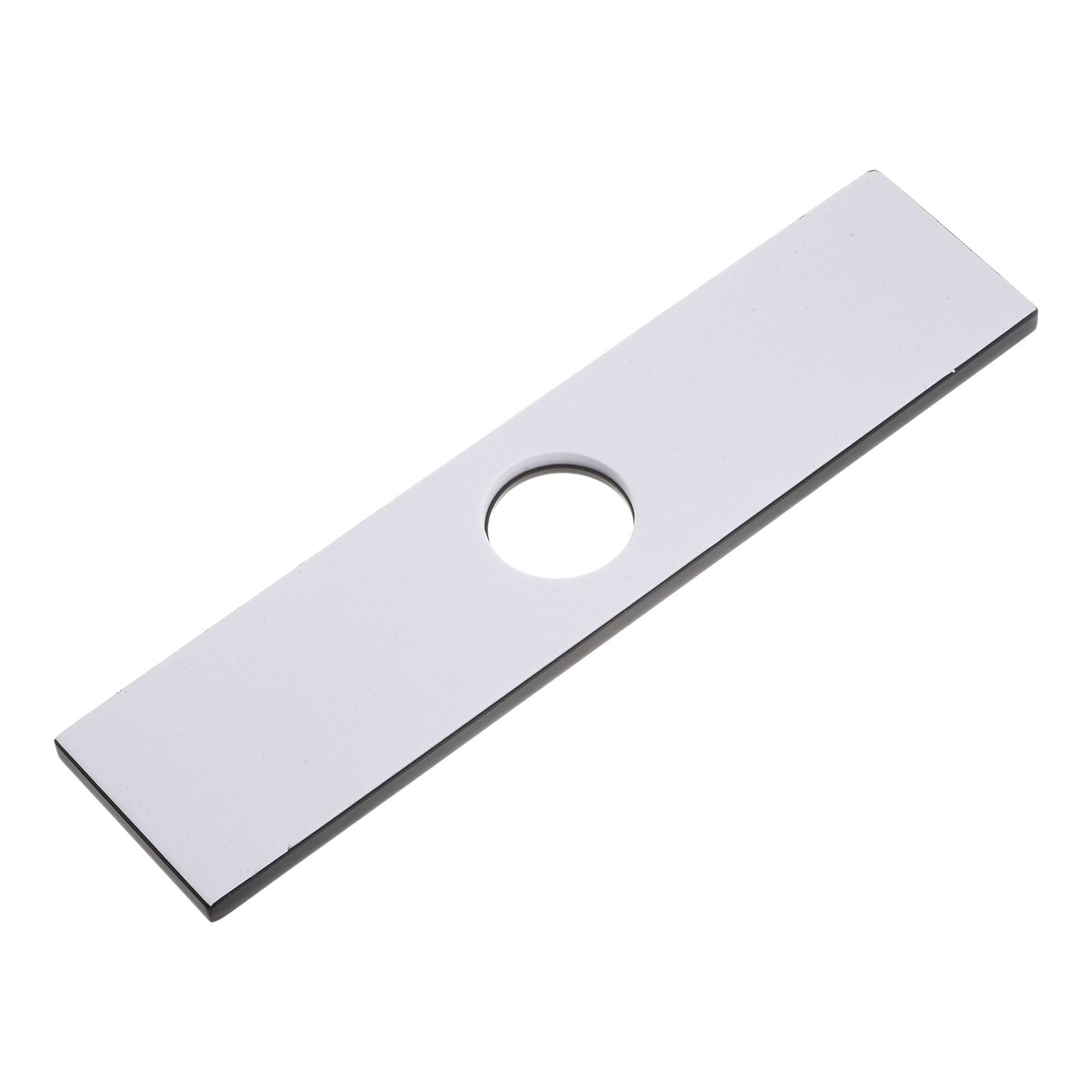 Sourcingmap cache trou évier noir brossé 25,4 cm