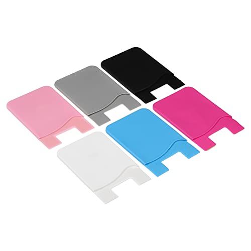 sourcing map porte-carte téléphone silicone lot 6 couleurs