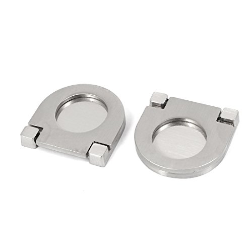 Sourcing Map Home poignée meuble anneau inox 35 mm lot 2
