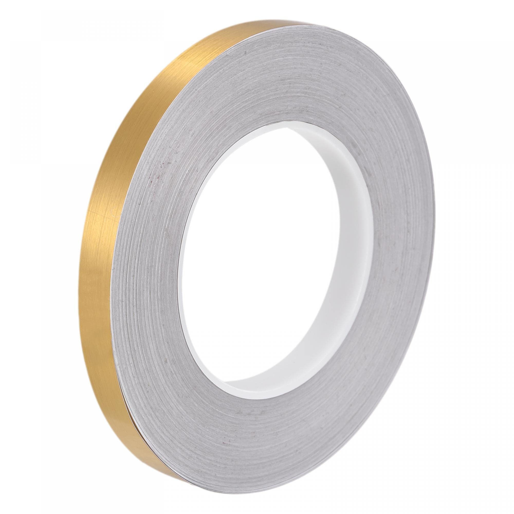 sourcing map Ruban Adhésif Carrelage Doré 12mm x 50m