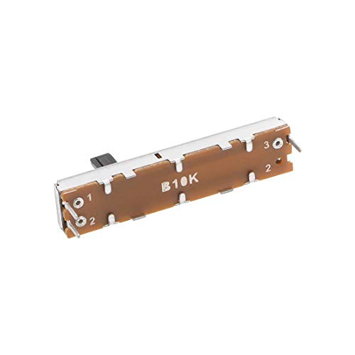 Sourcing Map B10K Potentiomètre à Glissière 45mm Lot 5 Linéaire