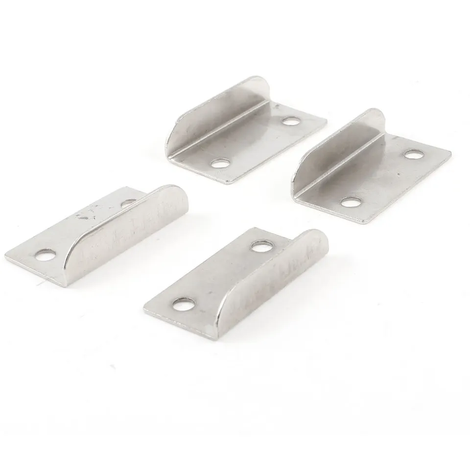 Sourcingmap Home & Garden gâche serrure tiroir argent lot 4 métal