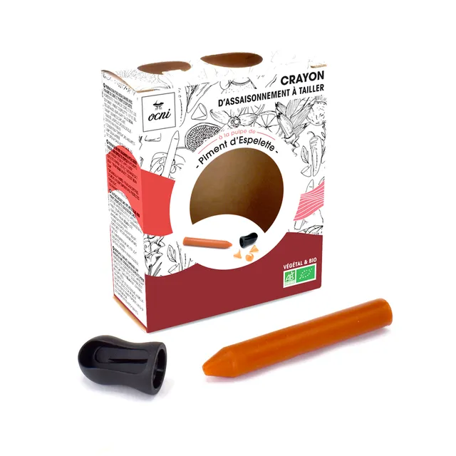 OCNI Coffrets 1 crayon crayon assaisonnement Espelette bio