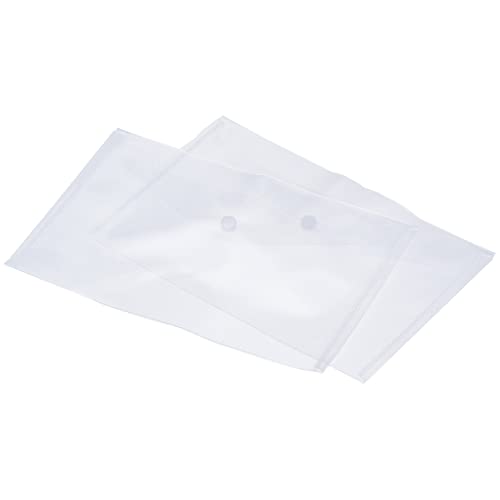 Sourcingmap enveloppe A5 bouton transparente lot de 12