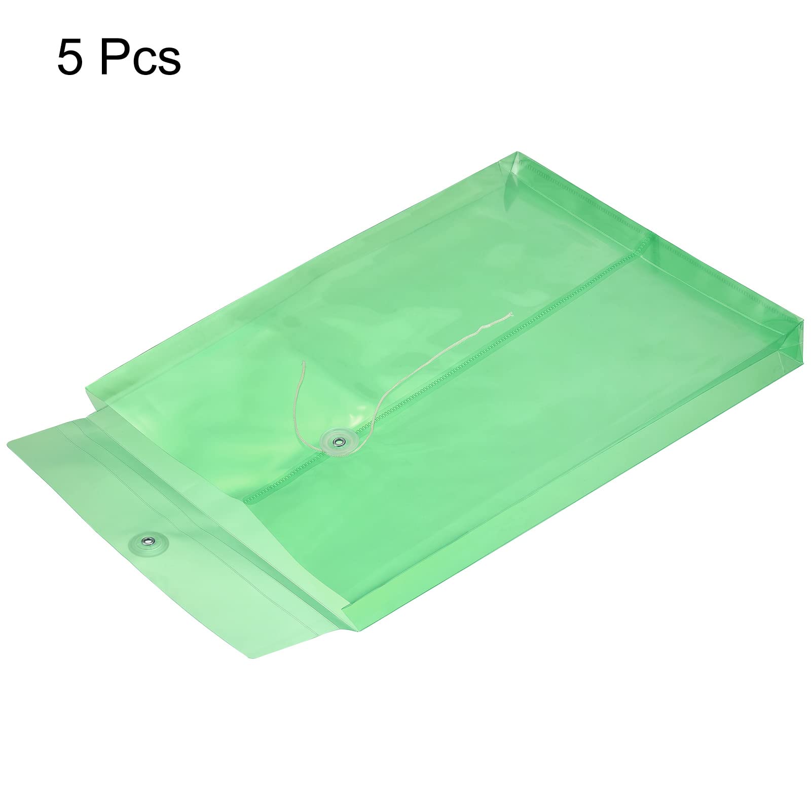 sourcing map chemise A4 verte lot 5 plastique PP