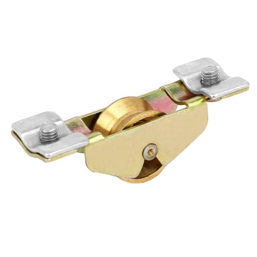 Sourcing Map Home & Garden roulette porte coulissante laiton 20mm lot 4