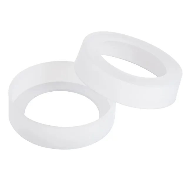 Sourcing Map Home & Garden socle bouteille silicone blanc lot 8