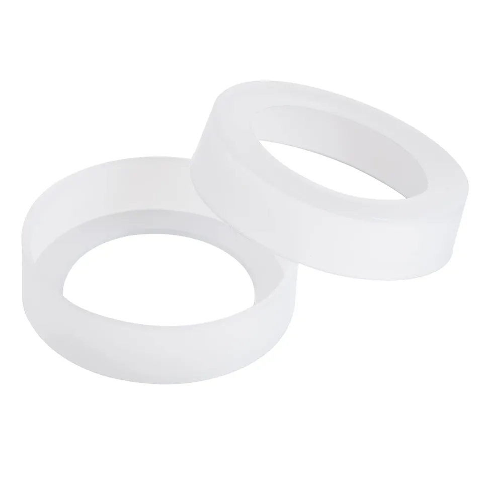 Sourcing Map Home & Garden socle bouteille silicone blanc lot 8