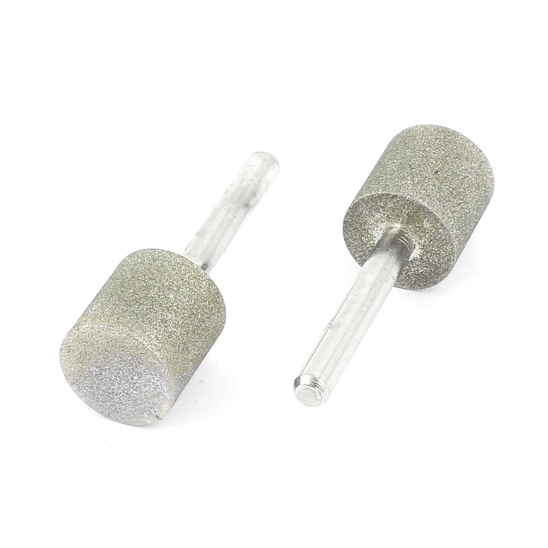 sourcingmap Embout Diamanté Cylindrique 20mm Queue 6mm Lot 2