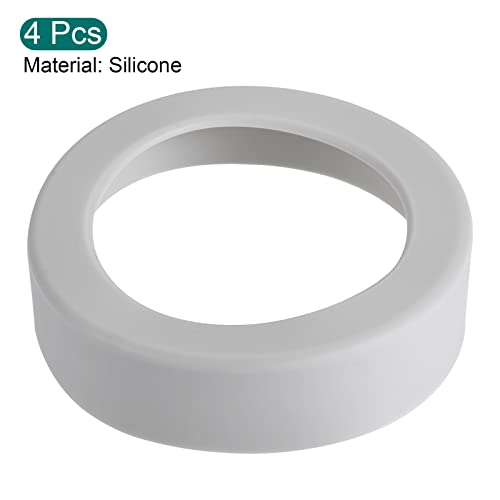 sourcingmap Home & Garden socle gourde silicone gris lot 4 antidérapant