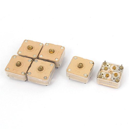 Sourcingmap 444HF condensateur variable 20pF x2 lot 6