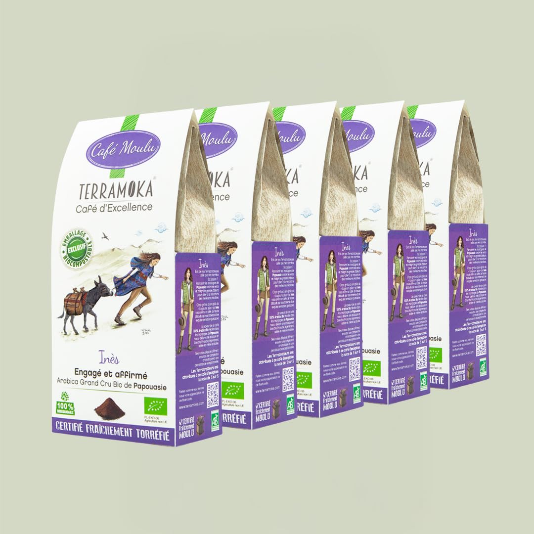 Terramoka Inès Café Moulu Bio Papouasie 1,25 kg