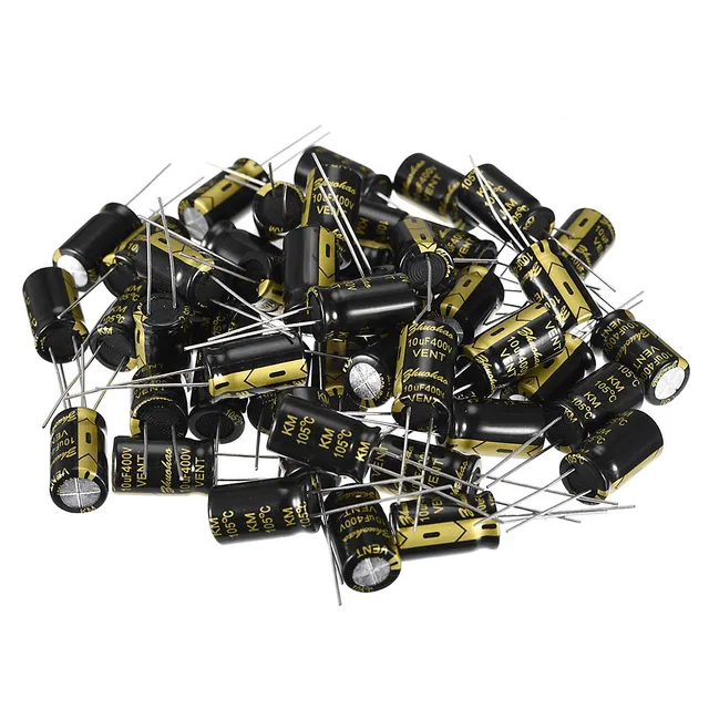sourcing map 10uF 400V condensateur électrolytique 10x17mm lot 50