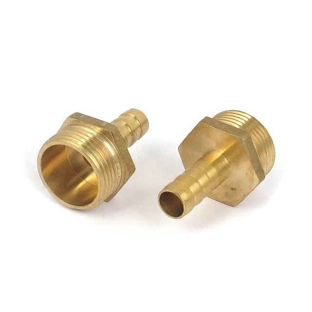 Sourcingmap Raccord cannelé laiton BSP 3/4 10 mm lot 2