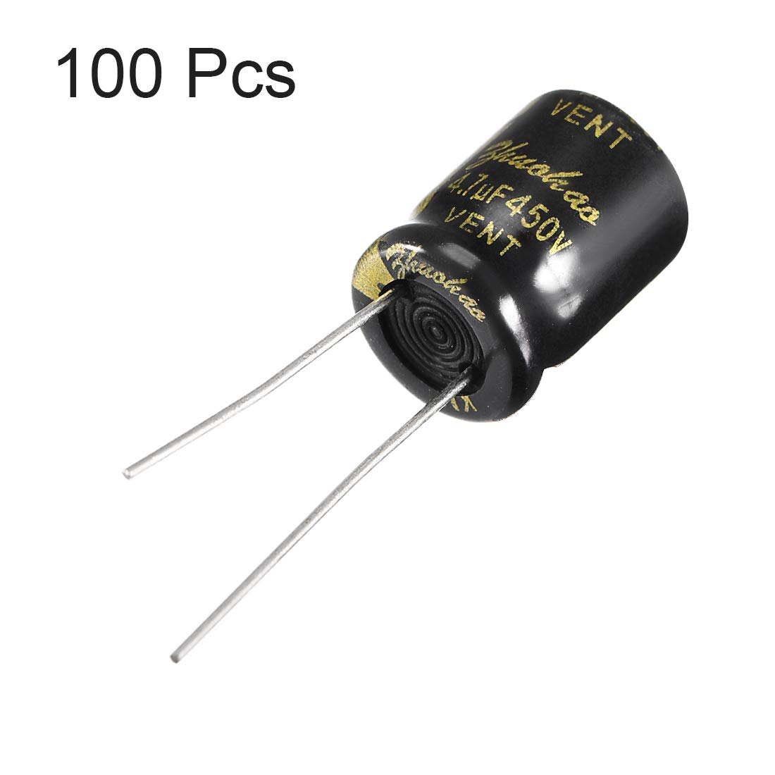 Sourcing Map condensateur électrolytique 4,7µF 450V lot de 100