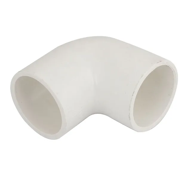 sourcing map coude PVC-U 90° raccord tuyau 40x40mm blanc