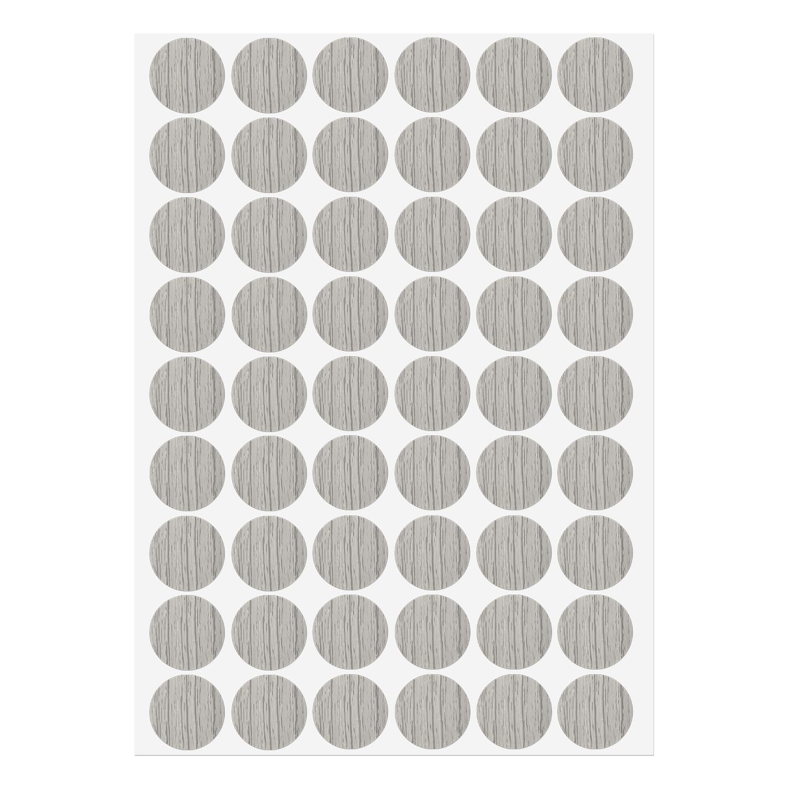 Sourcingmap Home & Garden Cache-vis adhésif 21 mm gris x54