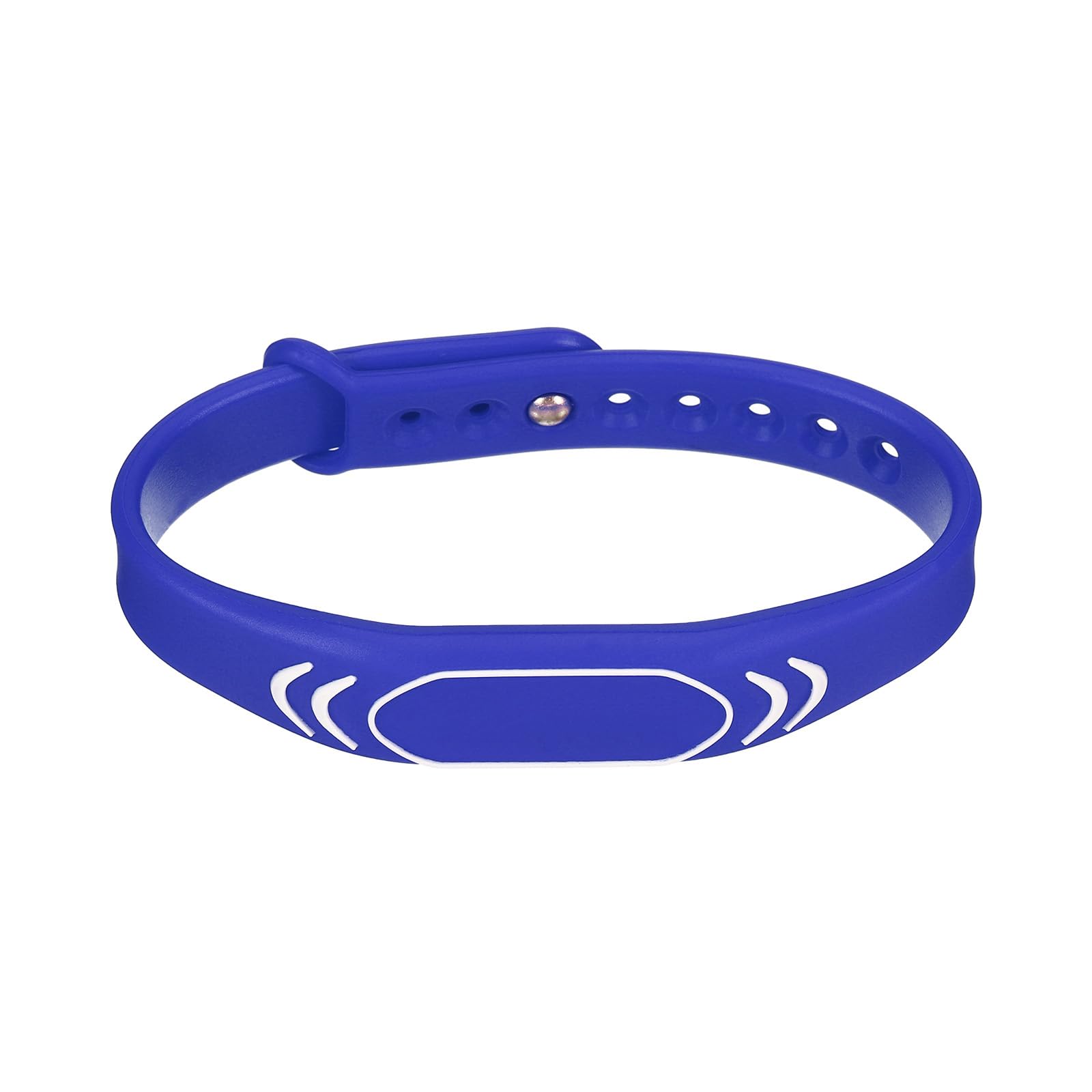 sourcing map Electronics bracelet RFID silicone 13,56 MHz bleu x1