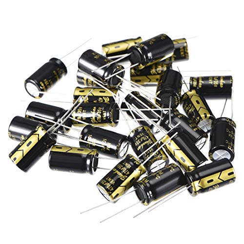 Sourcingmap 470uF 35V condensateur électrolytique 10x17mm lot 25