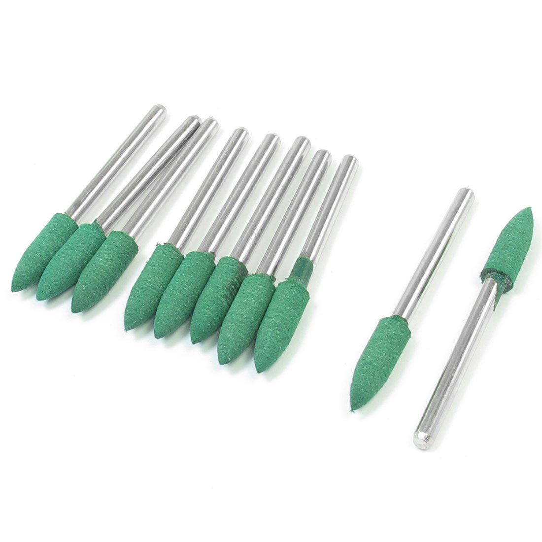 Sourcingmap Industrial pointes cône 5x15mm lot 10 vert