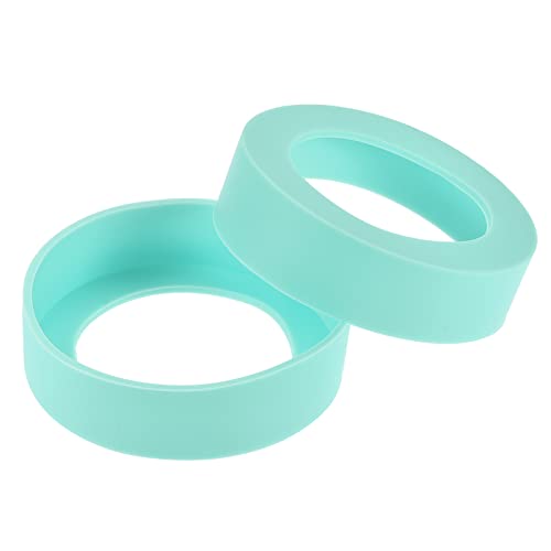sourcingmap Home & Garden socle gourde silicone cyan lot 2 antidérapant