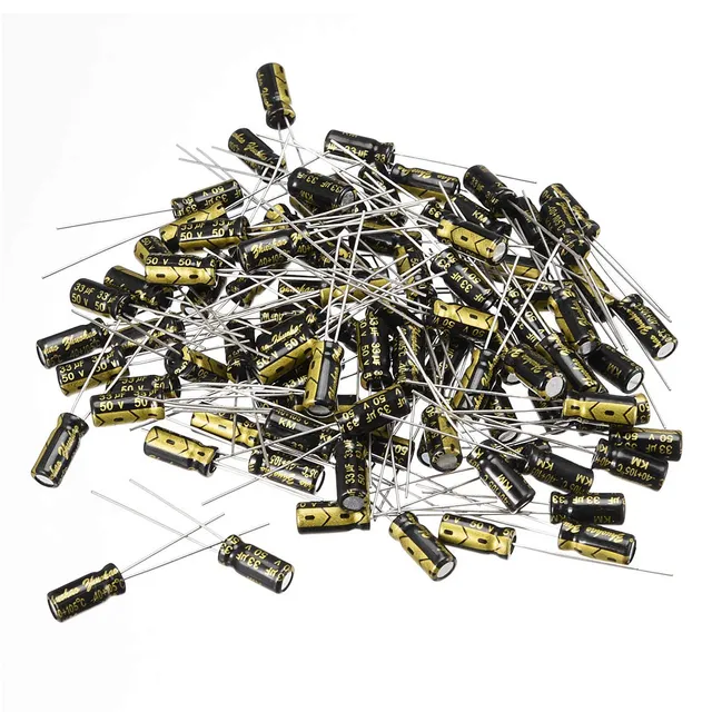 Sourcingmap 33uF 50V condensateur électrolytique 5x11mm lot 100