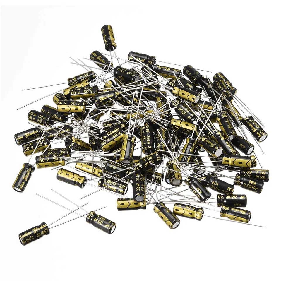 Sourcingmap 33uF 50V condensateur électrolytique 5x11mm lot 100