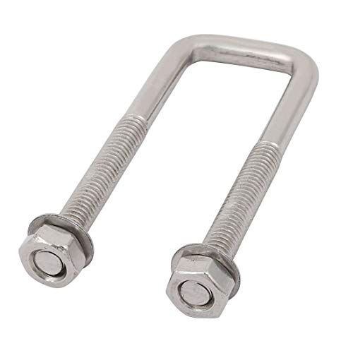 SOURCINGMAP boulon en U carré inox M6 20 mm écrous