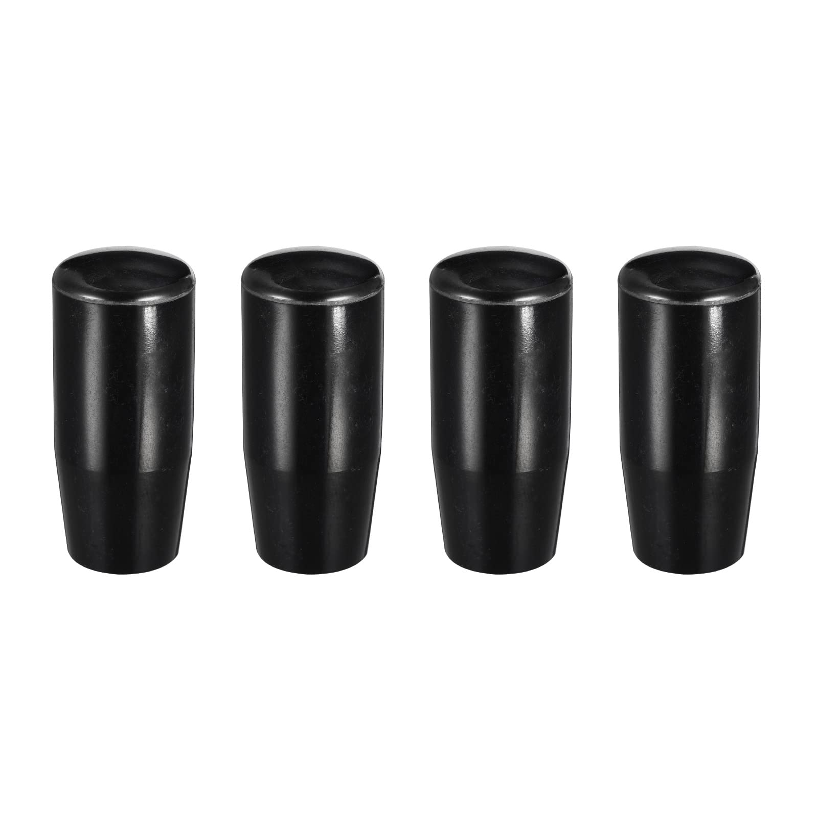 Sourcingmap Bouton Moletée Femelle M10x50mm Noir Lot 4