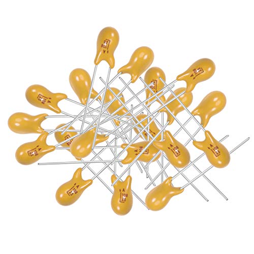 Sourcing Map 10uF 25V condensateur tantale radial 20 pcs