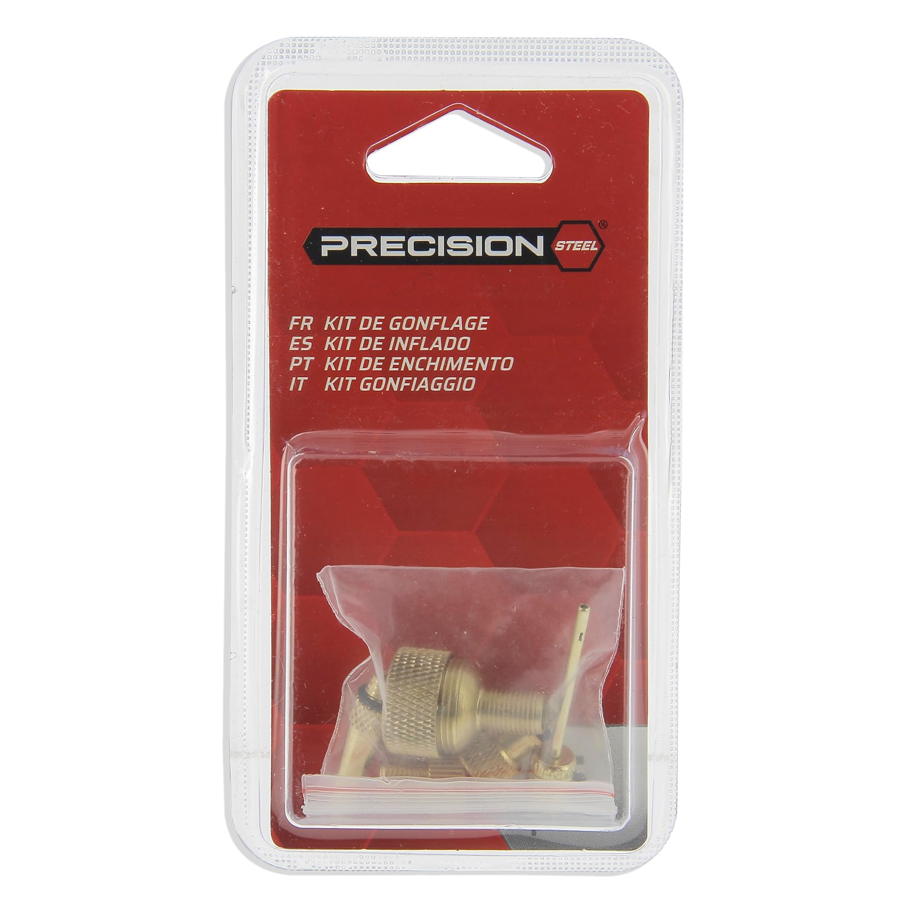 PRECISION STEEL Kit de gonflage 5 pièces vélo auto